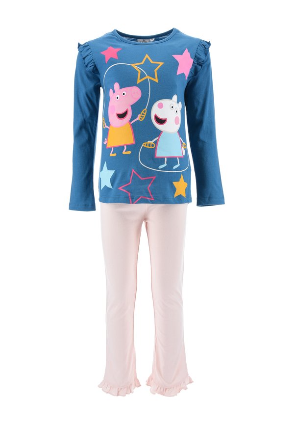 SET - Nachtwäsche Set - blau