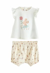 Next - REGULAR FIT SLEEVE 2 PIECE SET - Šortai - ecru Miniatiūros vaizdas 1