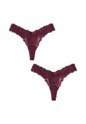 2 PACK - String - burgundy red