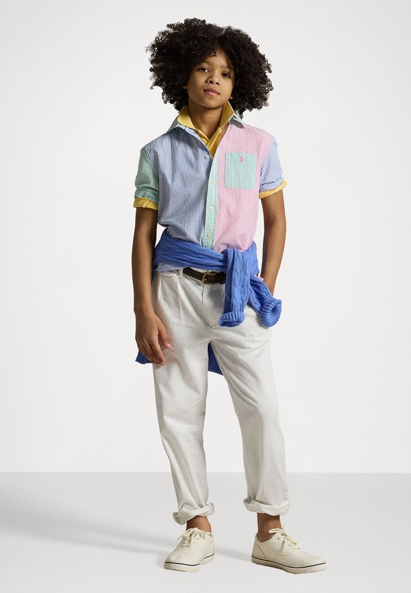 STRIPED COTTON SEERSUCKER FUN SHIRT - Shirt - seersucker stripe funsh2