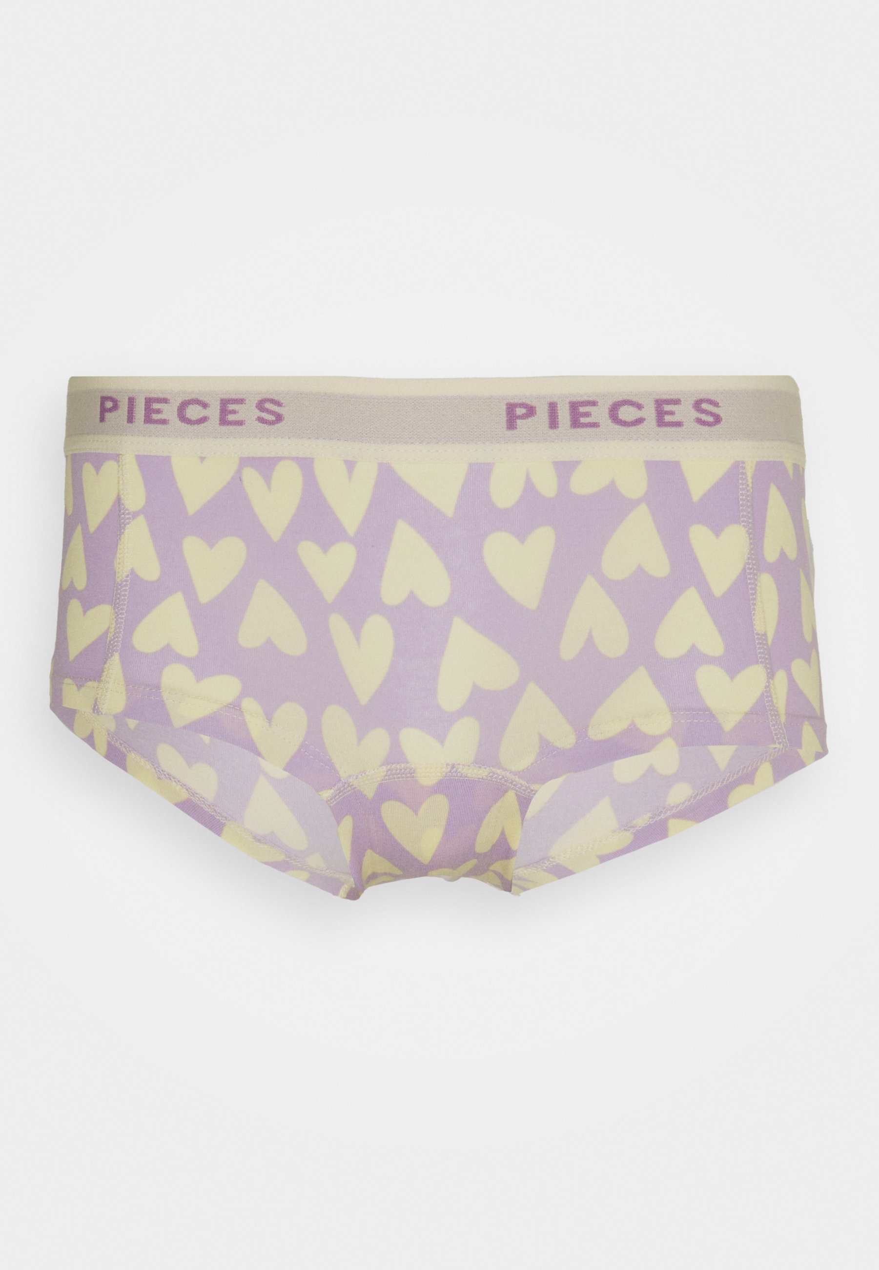 Pieces PCLOGO LADY HEART 4 PACK - Onderbroeken - orchid bloom/Geel -  Zalando.nl