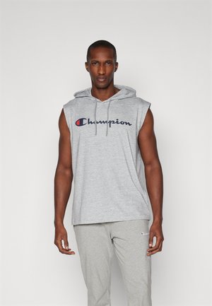 ICONS HOODED WITH LARGE LOGO - Print T-shirt - grey