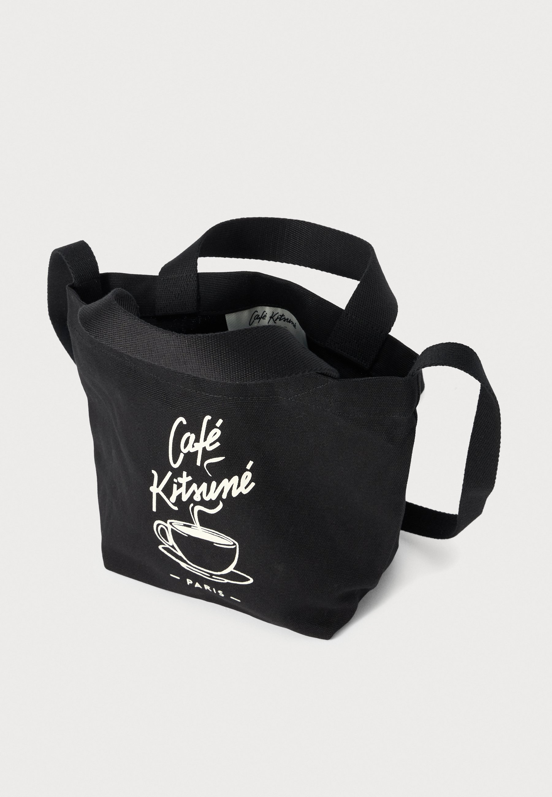 Café Kitsuné COFFEE CUP MINI - Τσάντα χειρός - black/μαύρο