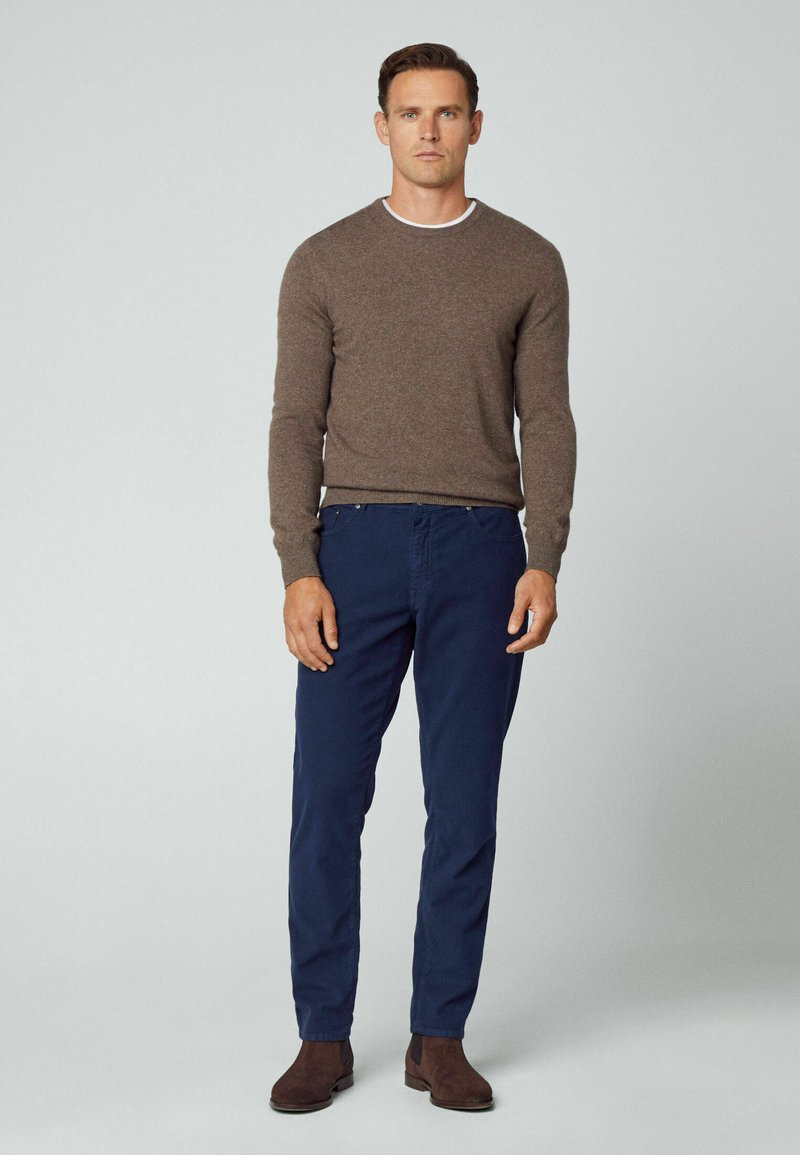 Hackett London Broek donkerblauw