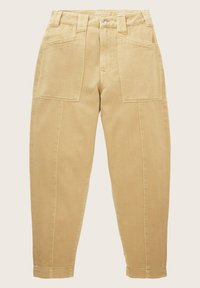 TOM TAILOR DENIM BARREL MOM - Jeans Straight Leg - brown rice