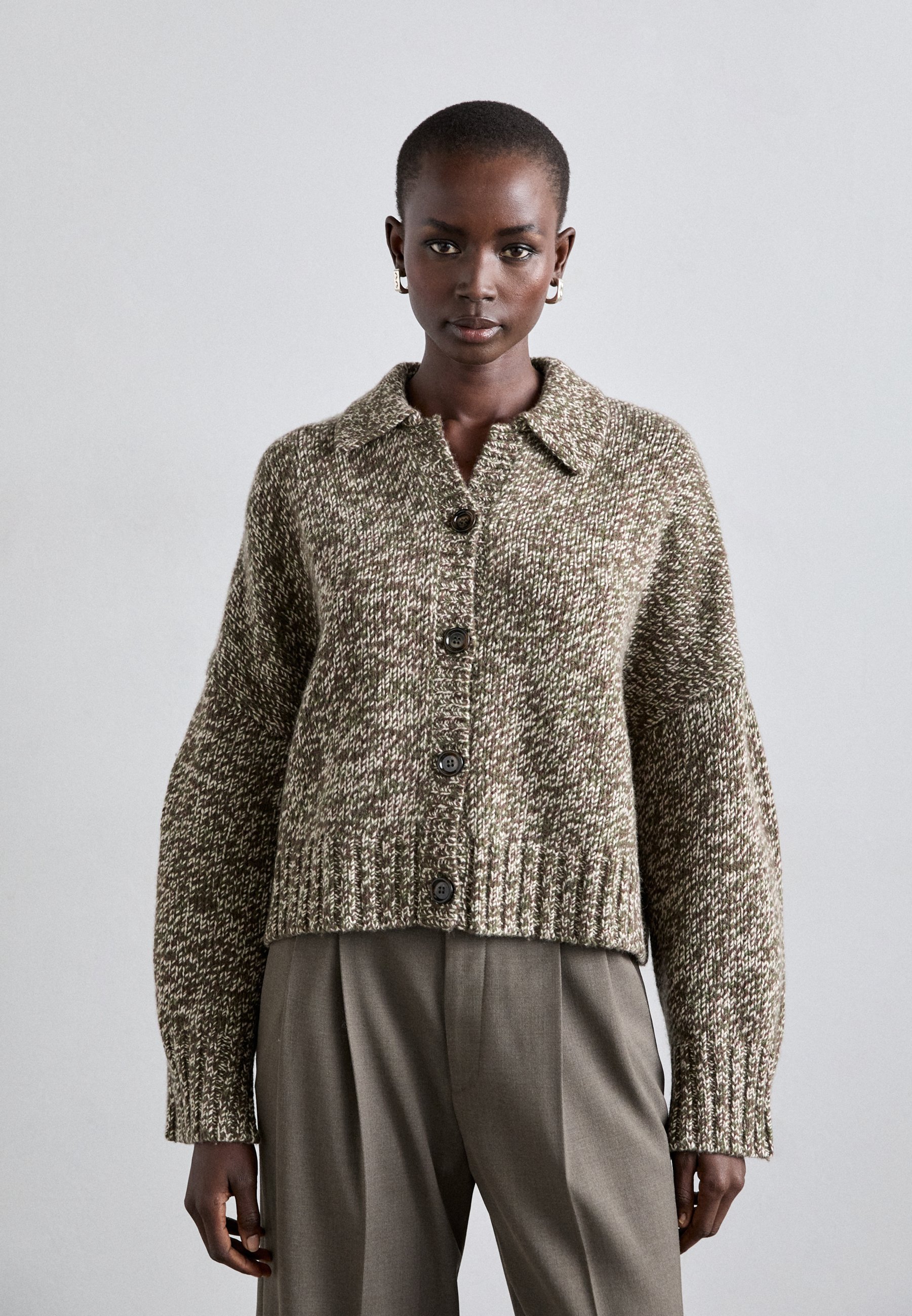 ASPESI Cardigan - militare/khaki - Zalando.co.uk