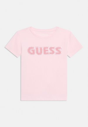 Guess, KIDS TEENS - Tričko s potlačou - polly pink