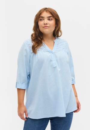 Blouse - chambray blue