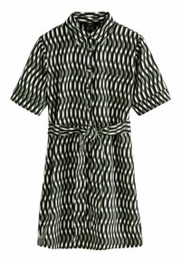 Next TALL FIT MINI TIE WAIST  - Ingruha - green black geo print