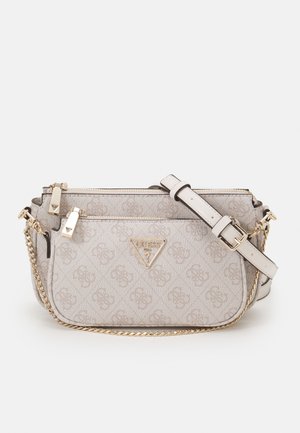 Guess NOELLE POUCH CROSSBODY SET - Håndtasker - dove