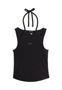 SLIM SCRIPT TANK  - Viršus - black
