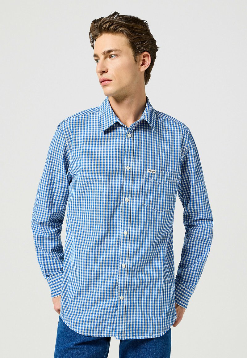Wrangler 1 PKT SHIRT - Overhemd - wrangler blue
