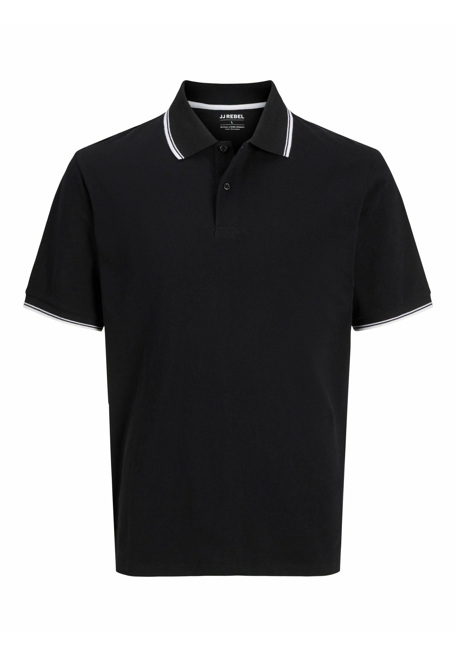 JJ Rebel Polo shirt - black - Zalando.ie
