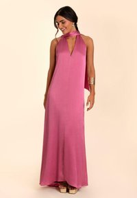 THE-ARE CON ESCOTE EN PICO - Vestido de fiesta - pink
