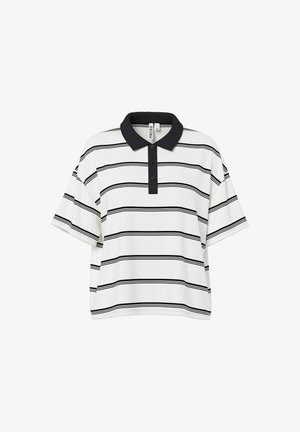 Pieces, T-SHIRT PCSADIE POLO - Polosärk - cloud dancer