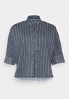CARGRACE RHINESTONE SHIRT - Blusa com botões - medium grey denim