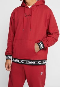 Karl Kani Felpa con cappuccio - bordeaux