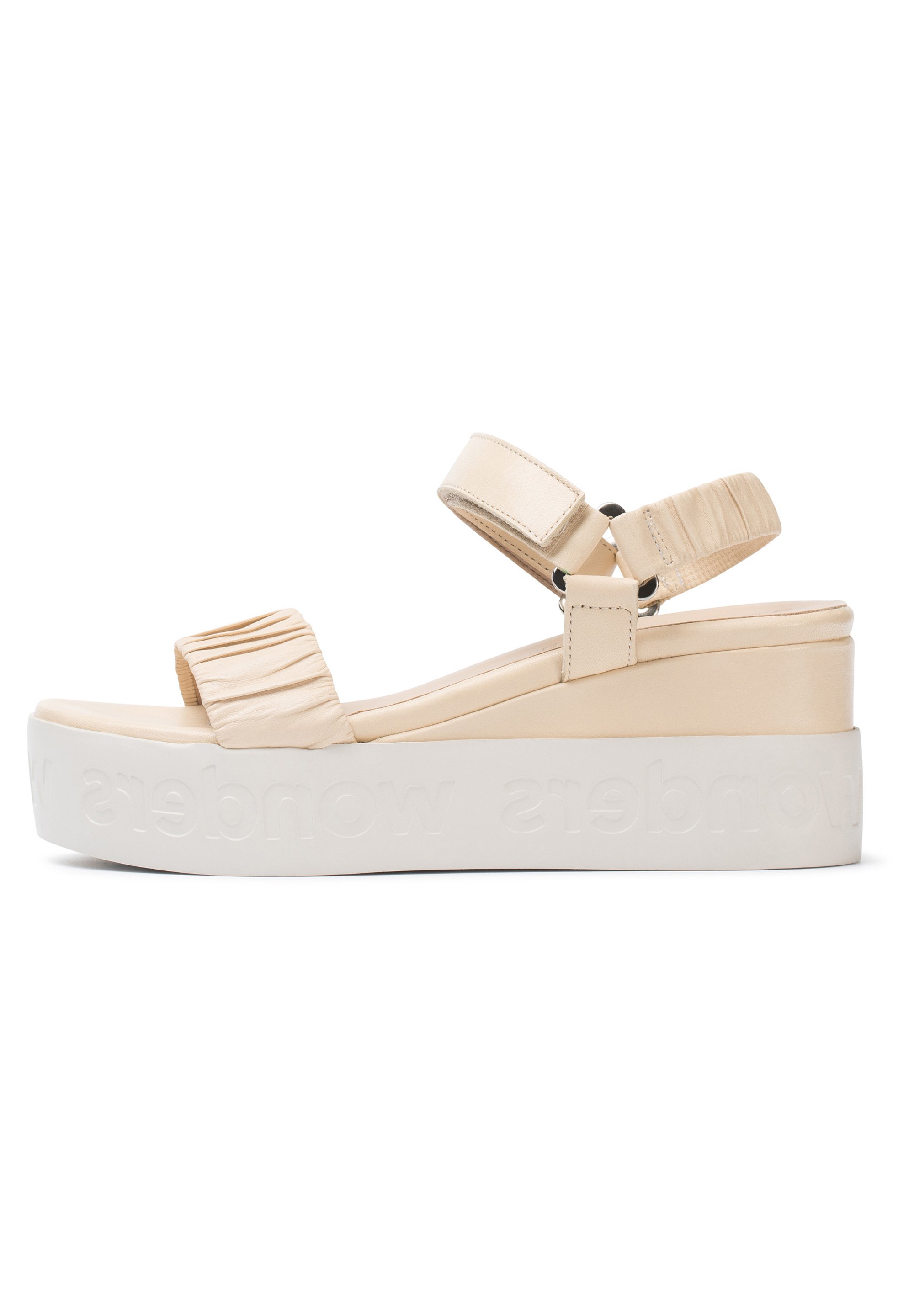 WONDERS NATURAL - Sandalias con plataforma - white/blanco - Zalando.es