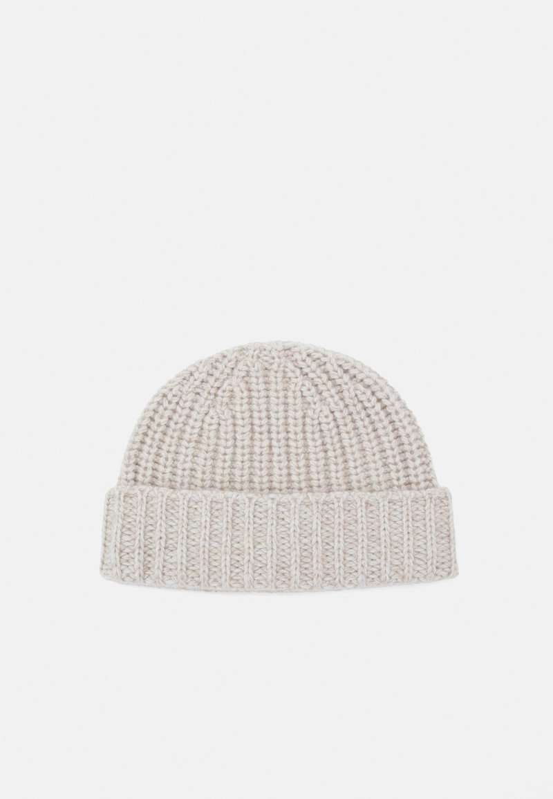 Johnstons of Elgin CHUNKY BEANIE UNISEX - Čepice - oatmeal marl