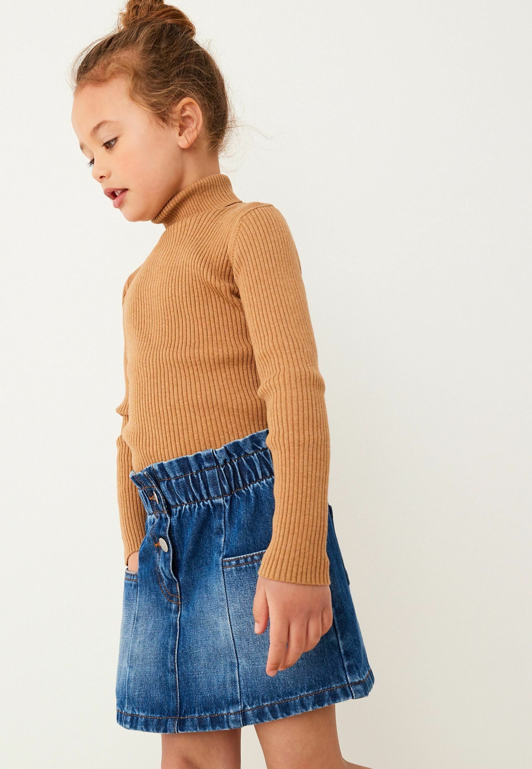 Next Denim skirt mid blue denim/blue Zalando