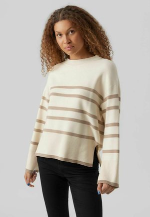 VMSABA LS O-NECK STRIPE GA NOOS - Maglione - birch