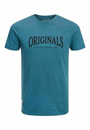 Print T-shirt - blue