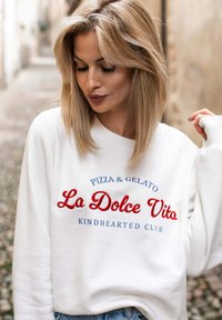 NAOKO LA DOLCE VITA  - Mikina - white