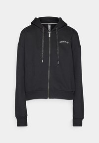 ONLY Play ONPPENNY LIFE HOOD SHORT BRUSH - Jaka ar rāvējslēdzēju - black/silver