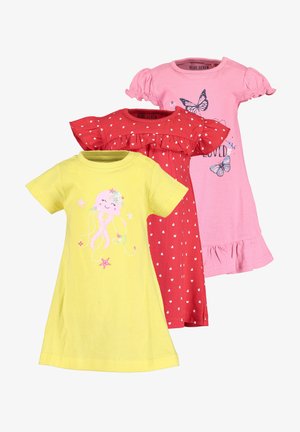BASICS - Korte jurk - korn hochrot azalee