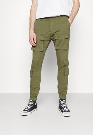 Pantalon cargo - olive