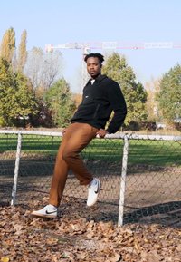 Nike Performance Fleece trui - black/anthracite/white