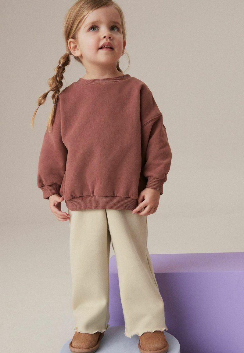 Next COSY WIDE - REGULAR FIT - Kelnės - cream