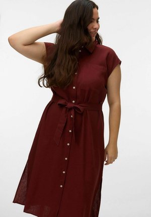 Vero Moda Curve VMCMYMILO CALF CUR - Rochie tip cămașă - andorra