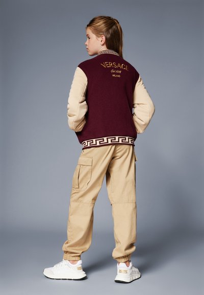 Versace BLOUSON PANNO STAMP UNISEX - Bomberjacke - garnet red/cord