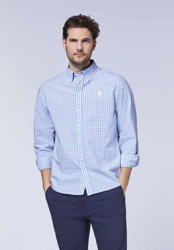 MIT MINIMALISTISCHEM KAROMUSTER - Hemd