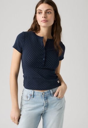 Levi's®, DRY GOODS POINTELLE - T-shirt basic - navy