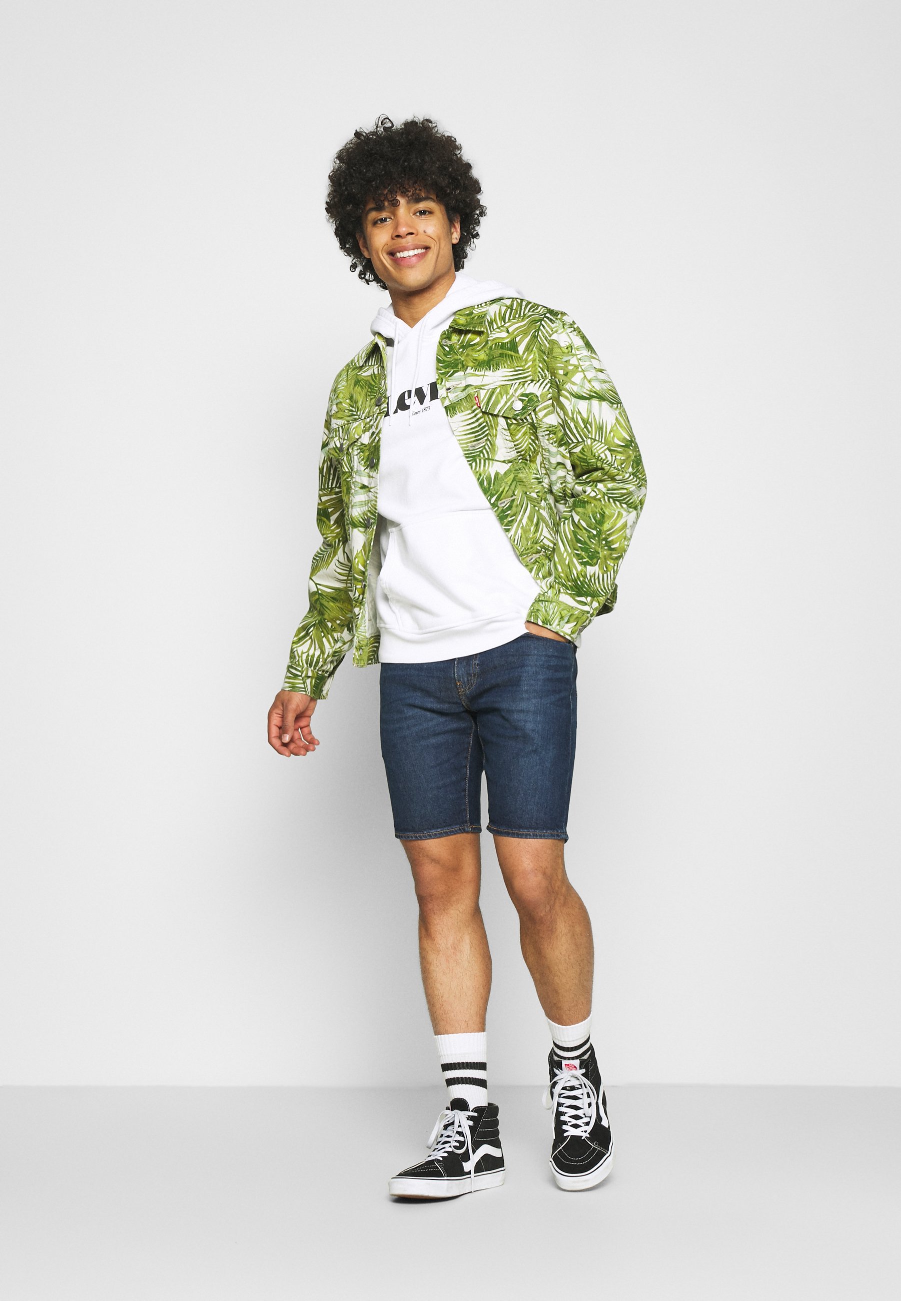 Levi's® VINTAGE FIT TRUCKER UNISEX - Giacca di jeans - multicolor/verde -  Zalando.it