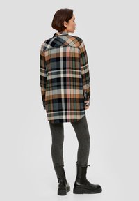 s.Oliver SEERSUCKER-QUALITÄT - Hemdbluse - schwarz