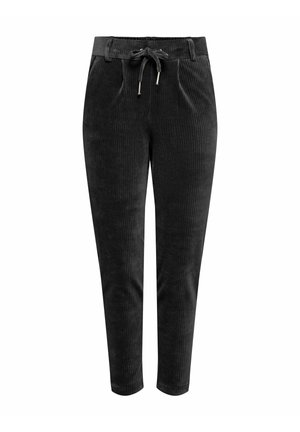 ONLY, TROUSERS ONLPOPTRASH-PING REGULAR FIT CORDUROY TROUSERS - Pantalon classique - black