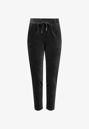 ONLY, TROUSERS ONLPOPTRASH-PING REGULAR FIT CORDUROY TROUSERS - Pantalon classique - black