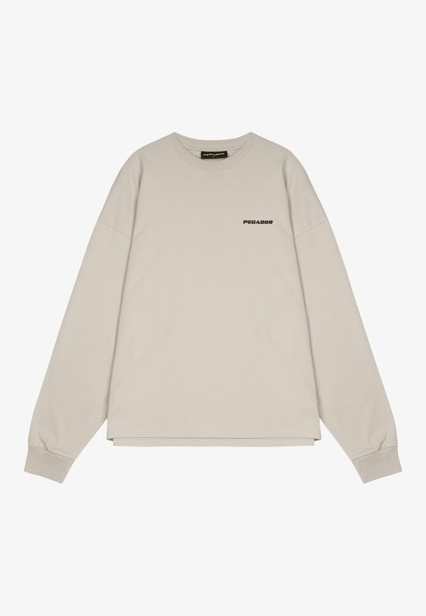 RUSK LOGO - Long sleeved top - washed light beige2