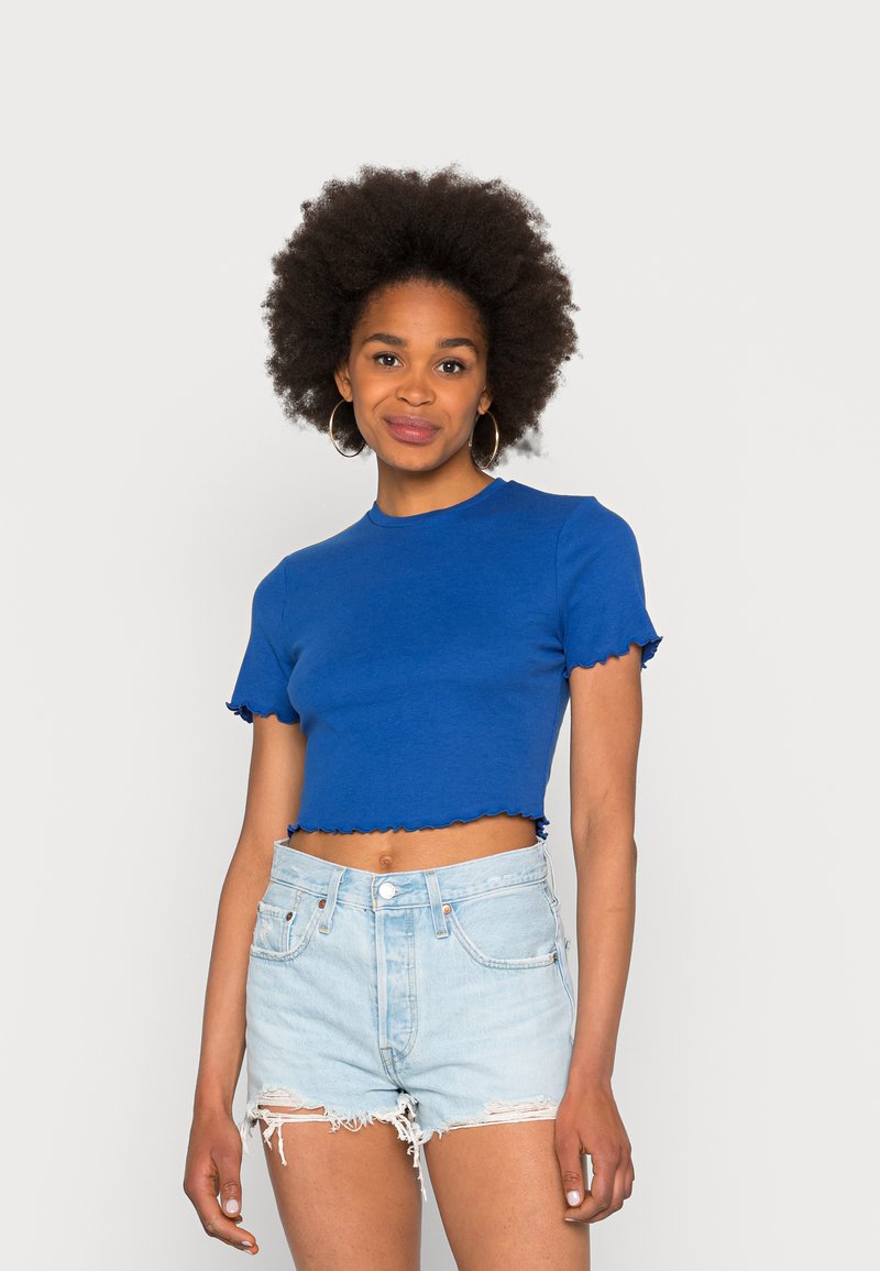 VILA VIMULLA - T-shirt básica - mazarine blue