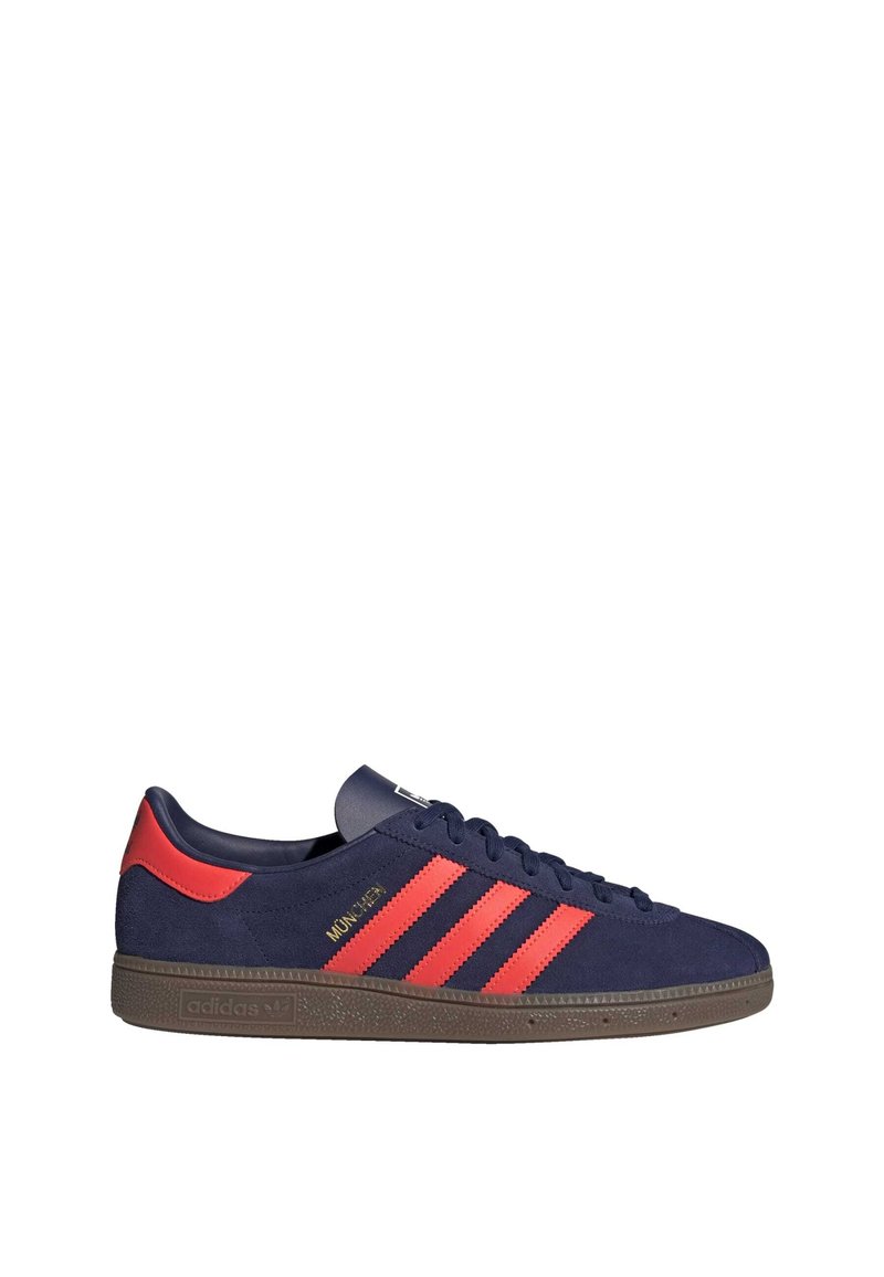 por ejemplo piso Mirar fijamente adidas Originals MUNCHEN UNISEX - Zapatillas - dark blue/solar  red/gum5/azul marino - Zalando.es