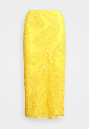 Áčková sukně - yellow