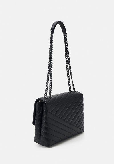 Tory Burch KIRA CONVERTIBLE SHOULDER - Torba čez telo - black
