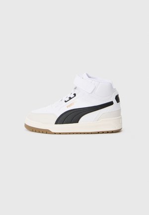 SHUFFLE DOWNTOWN MID UNISEX - Kõrge servaga tossud - white/black/vapor gray