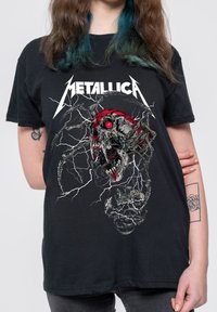 Paradiso Clothing METALLICA SPIDER DEAD UNISEX - Print T-shirt - black