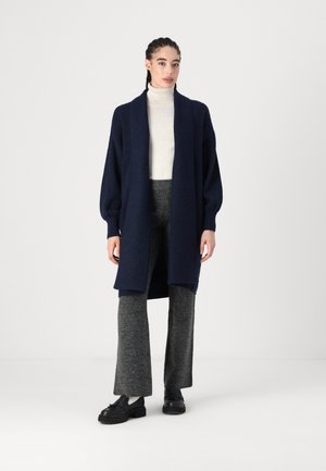 YAS YASJUVA LONG CARDIGAN - Cardigan - navy blazer