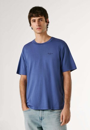 JACKO - T-shirt basic - washed navy blue