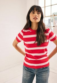 Next Printtipaita - red stripe